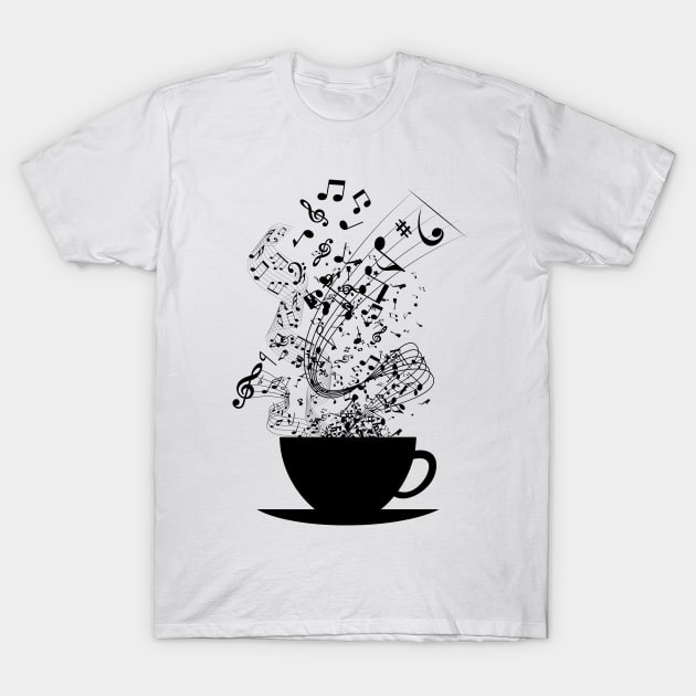 Cup of Music T-Shirt by juyodesign